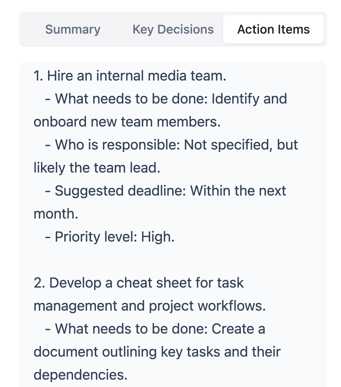 Remote workers collaborating with clear meeting notes